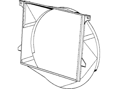 BMW 17-11-1-719-249 Fan Shroud
