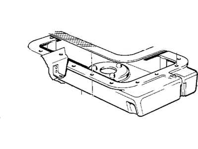 BMW 11-13-1-310-837 Lower Oil Pan
