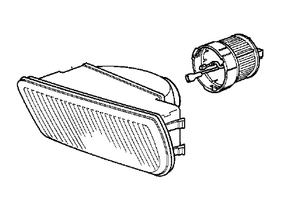 BMW 63-17-1-390-883 Fog Lights, Left