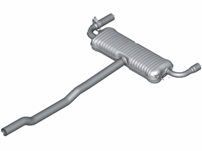 BMW 18-30-8-627-271 Rear Exhaust Flap Muffler