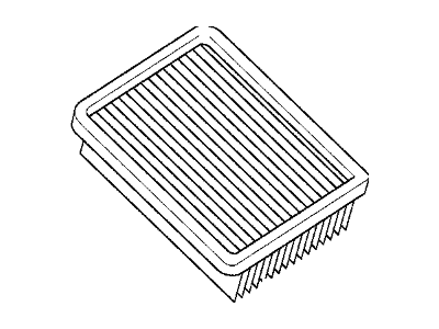 BMW 13-72-1-702-158 Air Filter Element