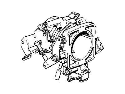 BMW 13-54-1-706-303 Throttle Body