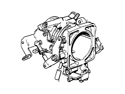 BMW 13-54-1-726-611 Throttle Body