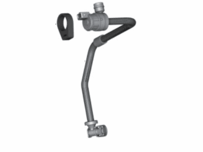 BMW 13-90-7-847-244 Fuel Tank Ventilation Valve With Pipe