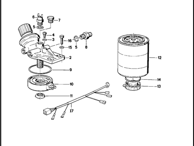 BMW 13-32-1-285-926 Fuel Strainer With Heating