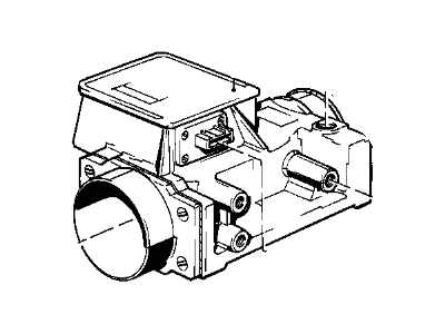 BMW 13-62-1-710-544 Mass Air Flow Sensor