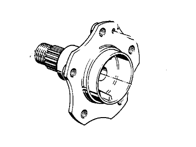 BMW 33-41-1-134-883 Rear Wheel Hub