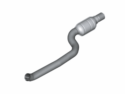 BMW 18-30-8-654-964 FRONT SILENCER, LEFT