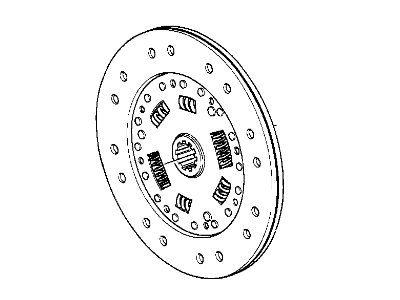 BMW 21-21-1-223-678 Clutch Plate