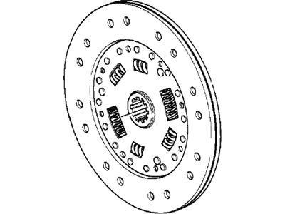 BMW 21-21-1-223-643 Exchange-Clutch Disk Asbestos-Free