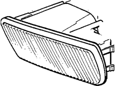 BMW 63-17-1-384-233 Lamp Lens Left