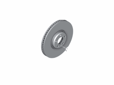 BMW 34-11-6-793-244 Brake Disc, Ventilated