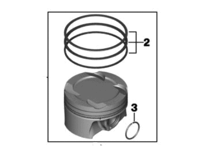 BMW 11-25-8-618-504 PISTON:112510