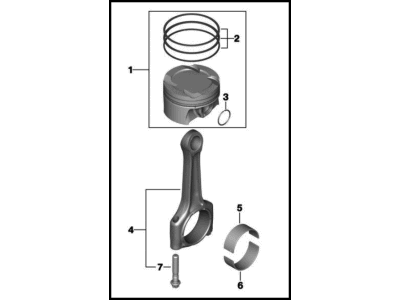 BMW 11-25-9-468-871 PISTON KIT