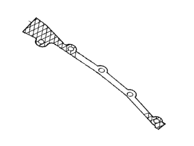 BMW 11-14-1-312-619 Gasket Left Asbesto-Free