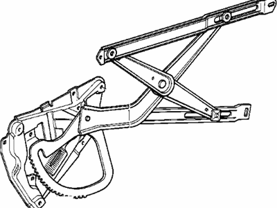 BMW 51-33-1-970-972 Front Right Door Window Regulator