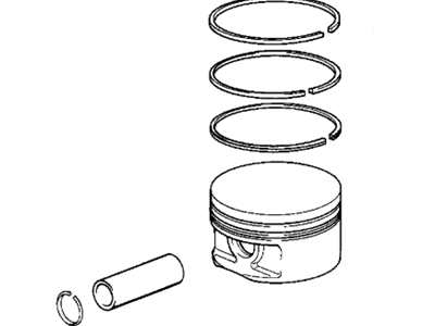 BMW 11-25-1-747-337 Piston Right "A"