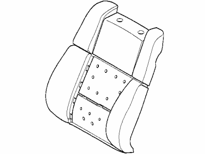 BMW 52-10-8-162-302 Pad Seat Backrest