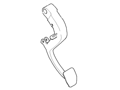 BMW 35-31-1-161-586 Clutch Pedal