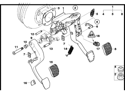 BMW 21-52-1-161-729 Pin, Master Cylinder