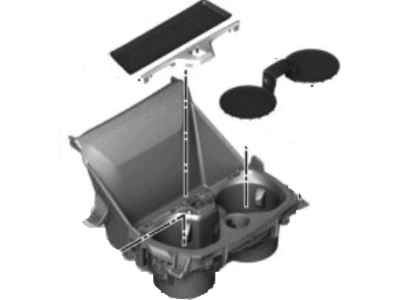 BMW 51-16-7-951-771 STORAGE TRAY, CUP HOLDER, CE