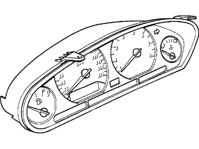 BMW 62-11-2-497-691 Instrument Cluster
