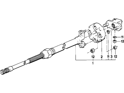 BMW 32-31-1-156-841 Steering Shaft