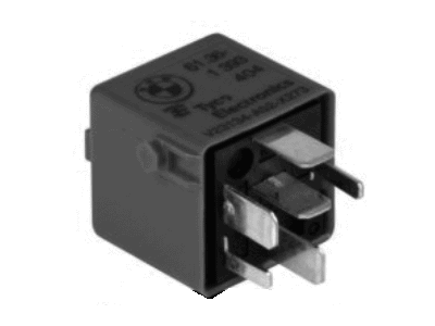 BMW 61-36-1-393-404 Abs Main Relay, Tomatenrot