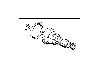 BMW 31-60-1-226-161 Repair Kit Bellows, Interior