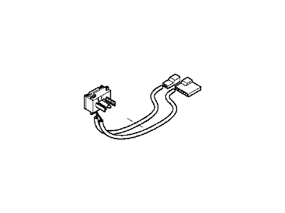 BMW 61-31-8-413-893 Switch For Longit./Vertical Adjustm., Left