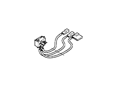 BMW 61-31-8-413-894 Switch For Longit./Vertical Adjustm., Right