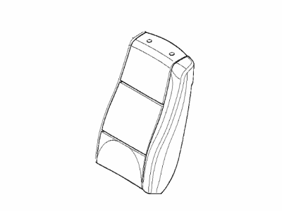 BMW 52-10-7-157-052 Backrest Upholstery