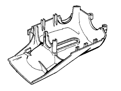 BMW 32-31-1-159-440 Lower Trim Panel