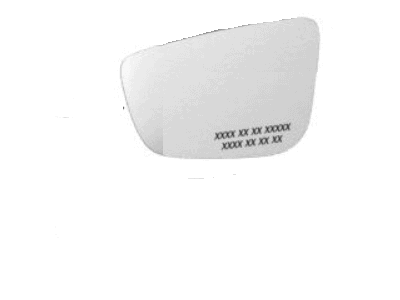 BMW 51-16-7-445-415 MIRROR GLASS, PLANE, LEFT