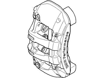 BMW 34-11-6-786-741 Brake Caliper Left