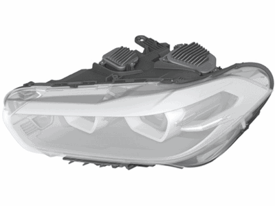 BMW 63-11-7-420-437 Left Headlight