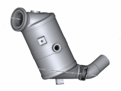 BMW 18-30-7-623-116 Exchange Catalytic Converter Close