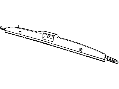 BMW 61-61-8-361-475 Wiper Washer-Windshield-Blade Left
