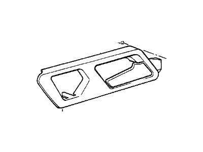 BMW 51-21-1-944-370 Door Handle Inner Right