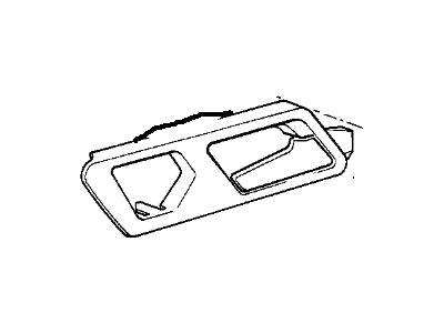 BMW 51-21-1-944-369 Inside Left Door Handle