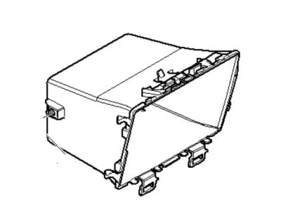 BMW 51-16-6-973-515 Oddments Tray Centre Console, Rear