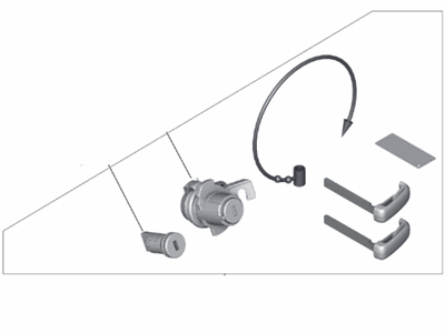 BMW 51-21-7-407-997 Set Uniform Locking System (Code)