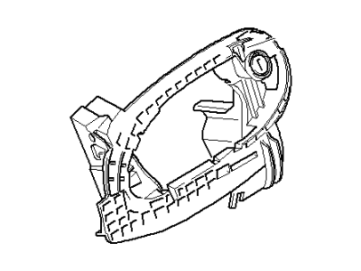 BMW 51-21-7-126-987 Carrier With Catch, Coded Left