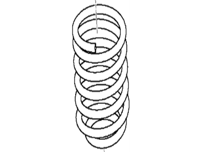 BMW 31-33-6-761-212 Coil Spring, Front