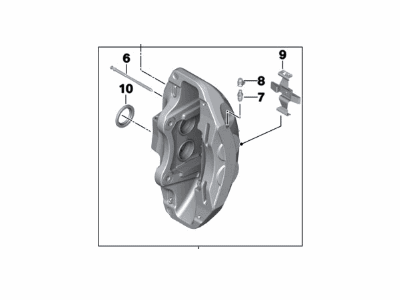 BMW 34-10-6-891-327 CALIPER HOUSING LEFT