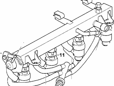BMW 13-53-1-433-520 Injection Tube