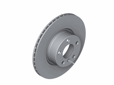 BMW 34-20-6-886-482 Brake Disc, Ventilated
