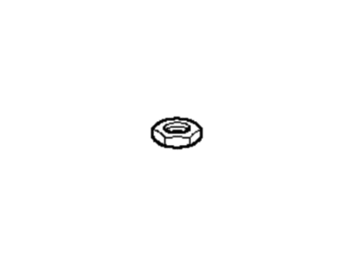 BMW 07-14-9-156-956 Hex Nut With Ribs