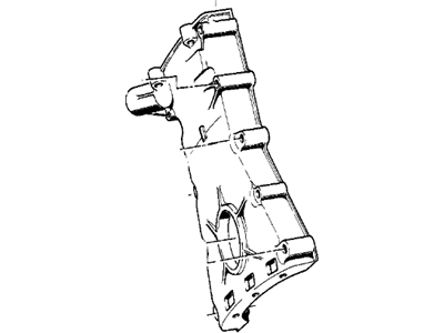 BMW 11-14-1-306-856 Timing Case Cover, Bottom