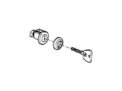 BMW 51-21-1-911-066 Catch Key Right